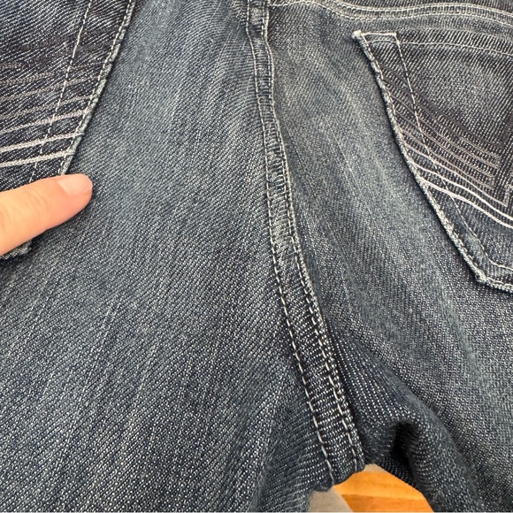 7 For All Mankind “A” Pocket Denim Bootcut Flare Dark Wash Jeans. Size 30 - Picture 12 of 14